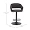 Flash Furniture Charcoal Fabric Adjustable Height Barstool CH-122070-CHFABBK-GG - alternate 7